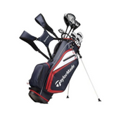 TaylorMade Qi10 Graphite Golf Set - Right Hand - Regular Flex - 11 Clubs + Bag