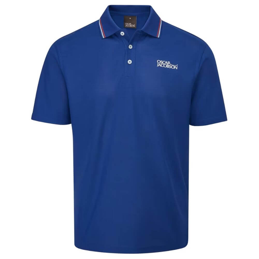 Oscar Jacobson Stanley Polo Shirt - True Blue