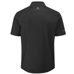Oscar Jacobson Chap II tour Polo Shirt - Black / Lunar Grey