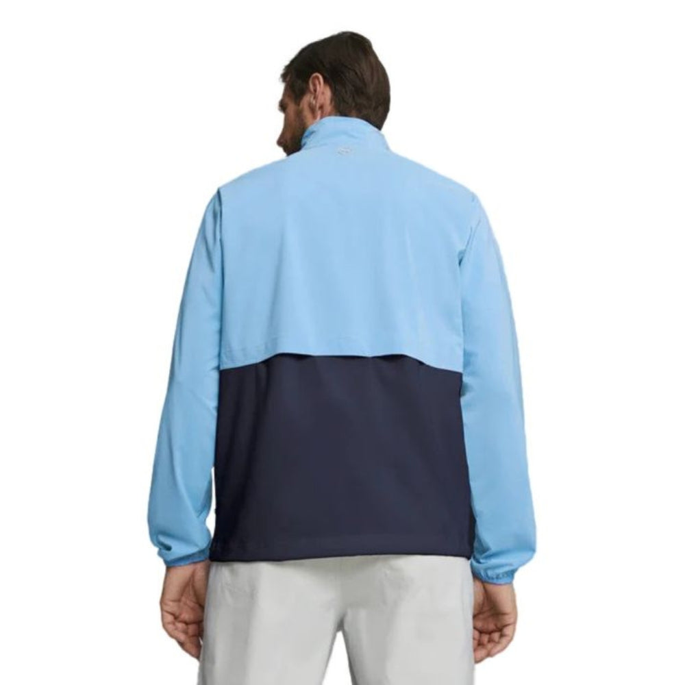 Puma Men's Monterey Wind Golf Jacket - Regal Blue/White Glow