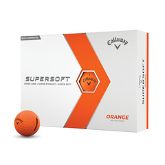 Callaway Supersoft Matte Orange Golf Balls