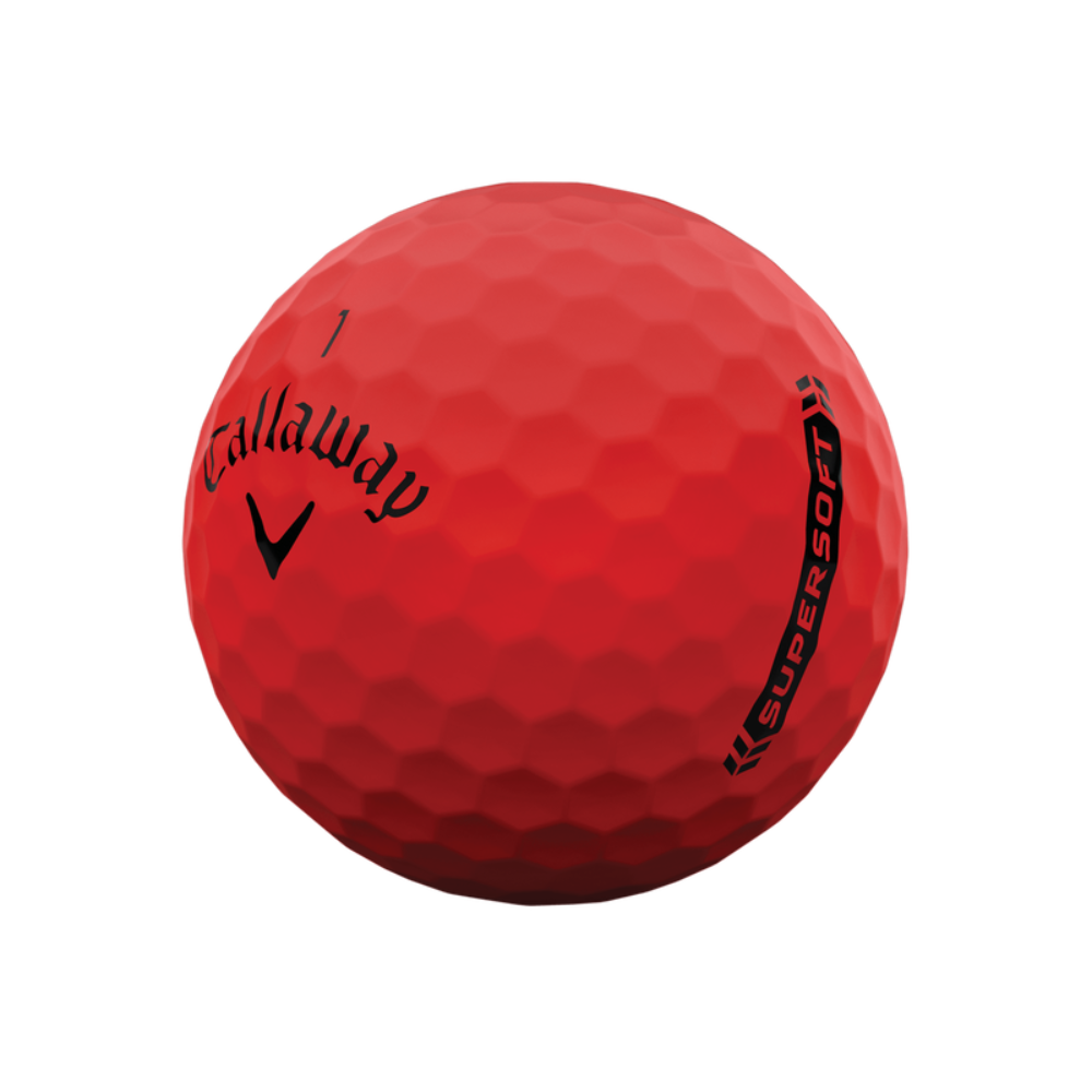 Callaway Supersoft Matte Red Golf Balls