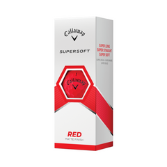 Callaway Supersoft Matte Red Golf Balls