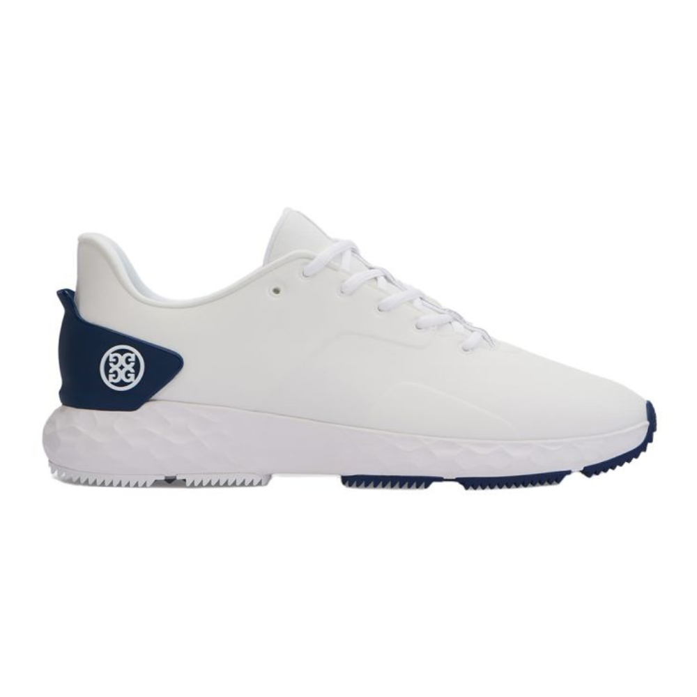 G/FORE Men’s MG4+ Spikeless Golf Shoes - Snow/Blueprint