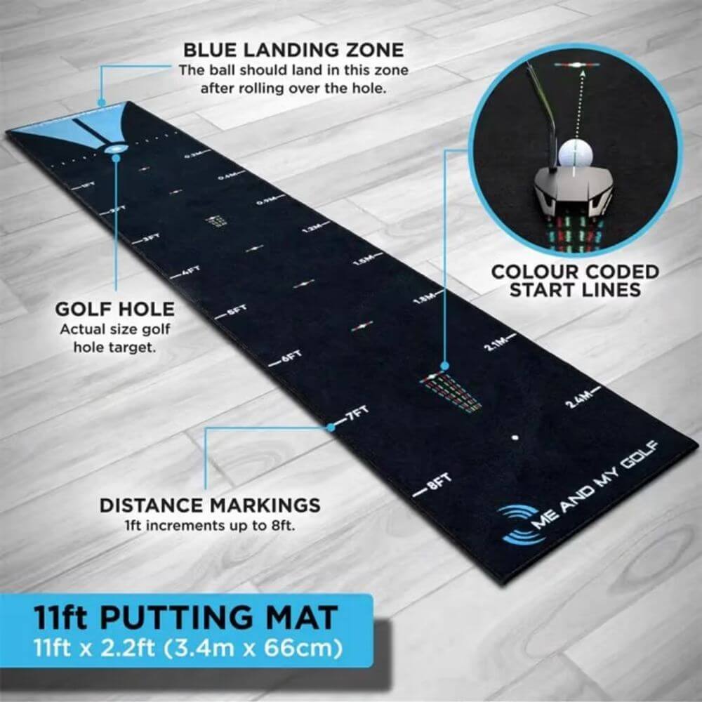 Me And My Golf The Breaking Ball Putting Mat - 11FT / 3.4M