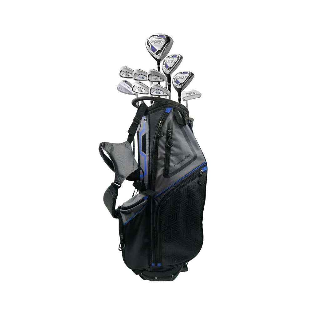 Powerbilt GSX Men's Graphite Golf Set - 11 Clubs + Stand Bag