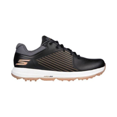 Skechers Women's Elite 5 GF MD Spikeless Golf Shoes - Black/Rose Gold