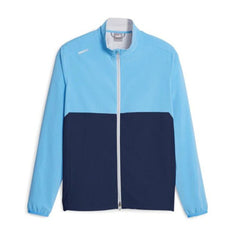 Puma Men's Monterey Wind Golf Jacket - Regal Blue/White Glow