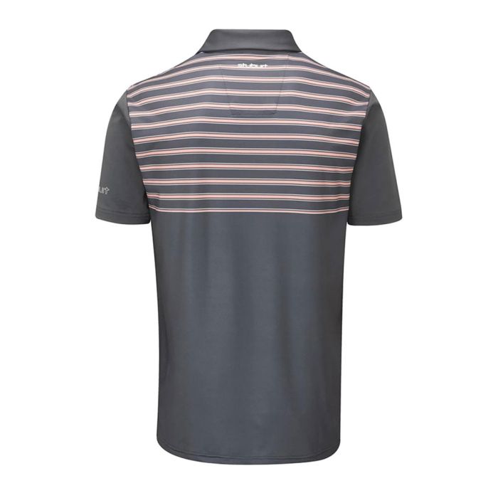 Stuburt Princeville Polo Shirt - Slate Grey/Coral