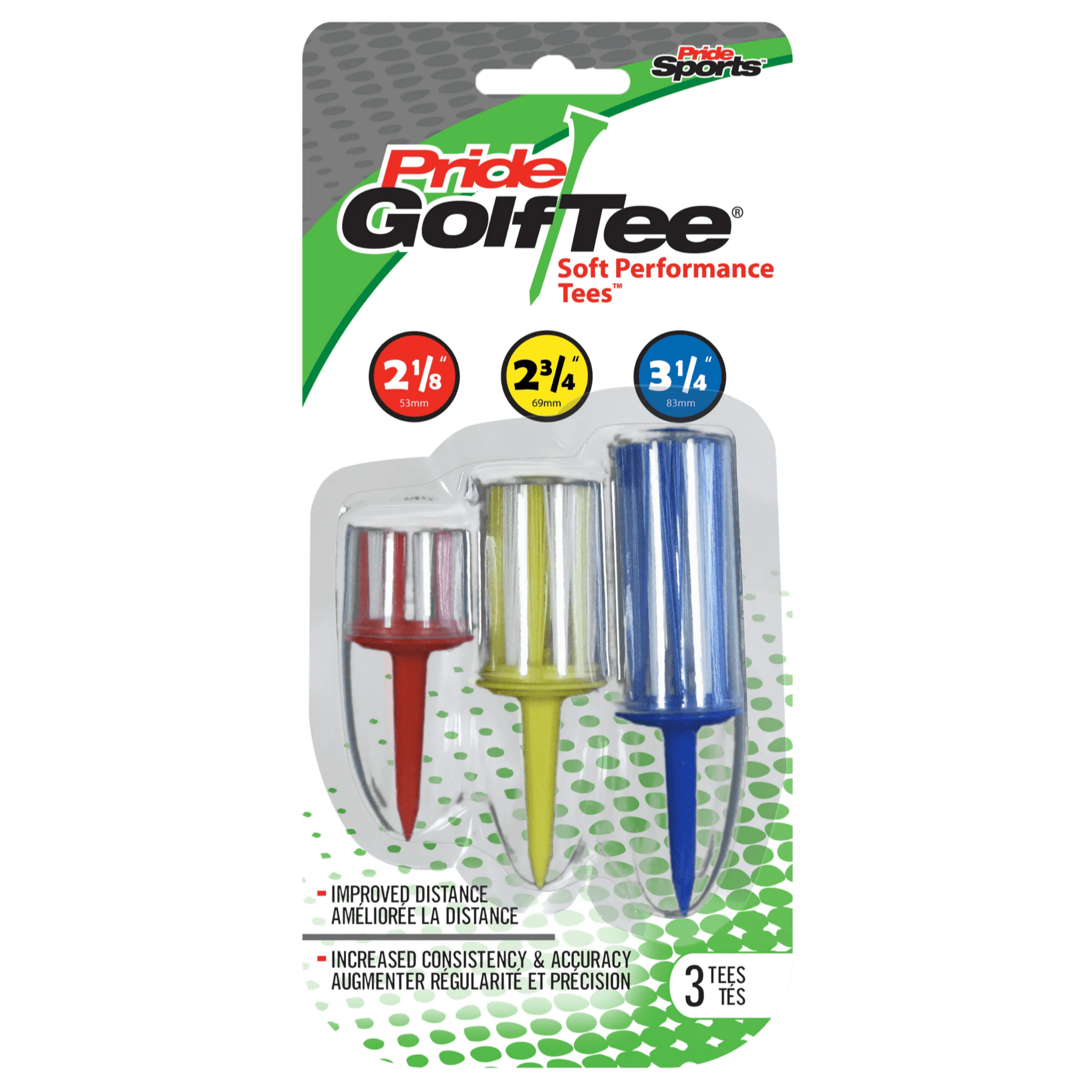 Pride Golf Tee Soft Performance Golf Tees