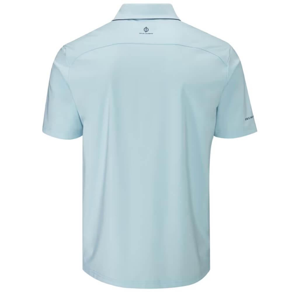 Oscar Jacobson Chap II tour Polo Shirt - Cool Blue / Navy
