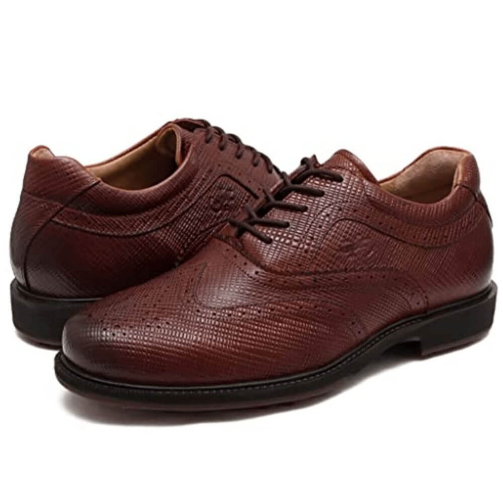 Gecko Men's Leather Golf Shoe