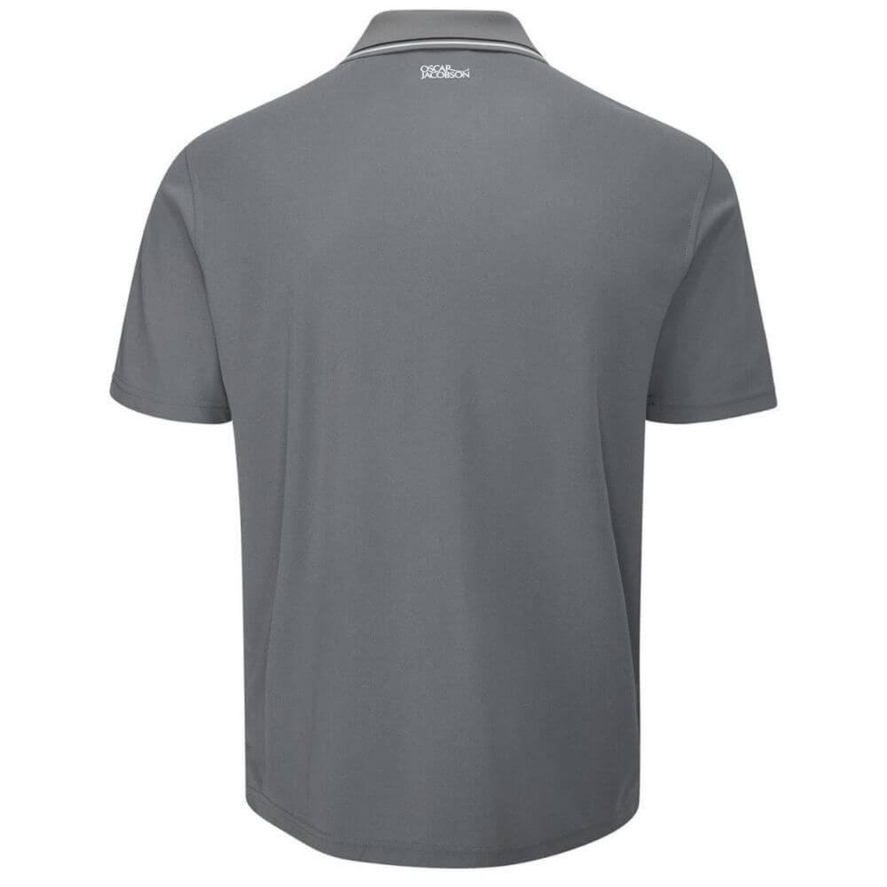 Oscar Jacobson Stanley Polo Shirt - Iron Grey