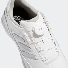 Adidas Men's Golf Lite Max Boa Spiked Shoes - Cloud White / Silver Metallic