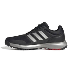 Adidas Men's Tech Response Spikeless Golf Shoes -Black / Silver Metallic
